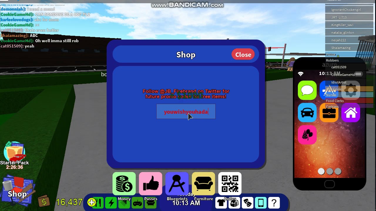 Roblox Codes For Cash On Rocitizens